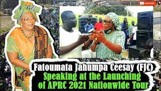 Hon. Fatoumata Jahumpa Ceesay (FJC) | APRC Gambia |  Former National Assembly Speaker. screenshot 1