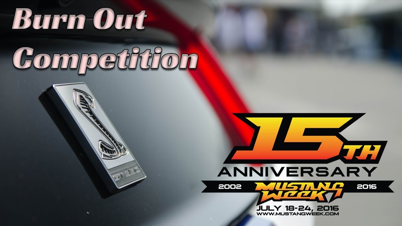 2016 Mustang Week SVT Performance Burnout Contest | Fox Mustang