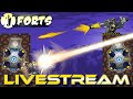 Big game matches and big fort maps  forts rts  livestream