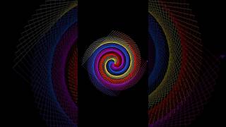 🐢🌈Python Turtle Spiral Graphic