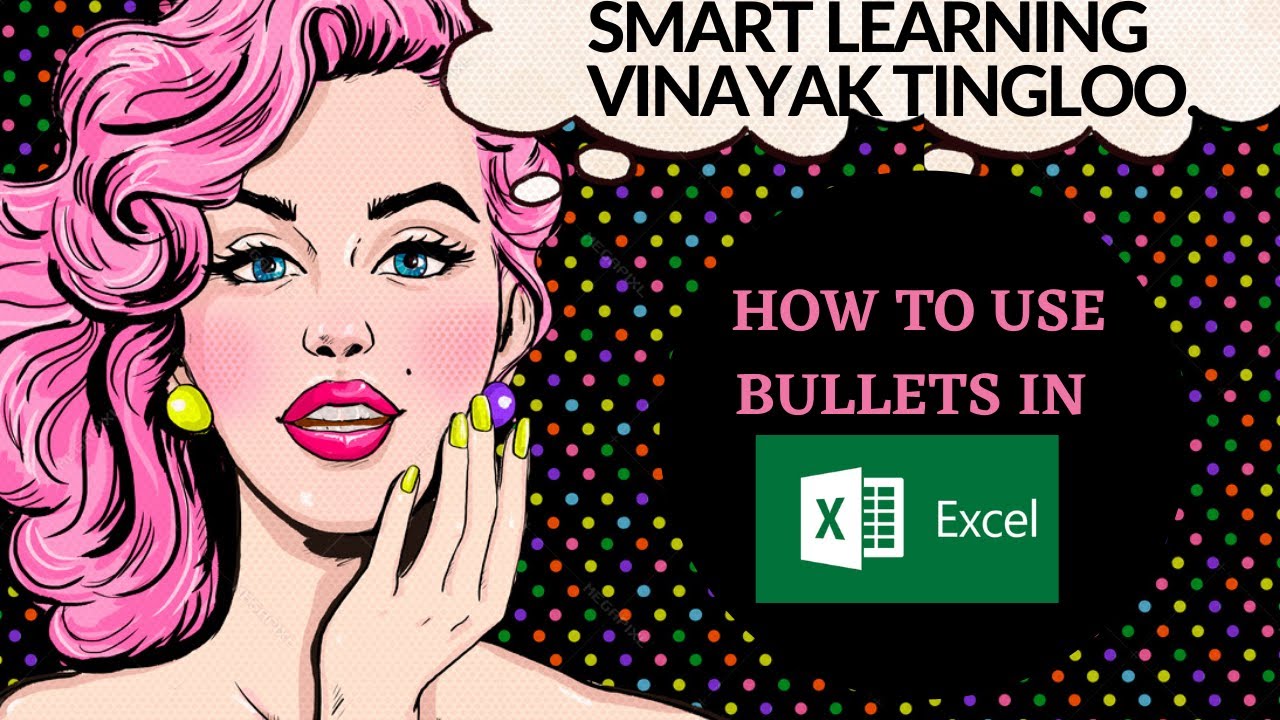 How To Use Bullets In MS Excel YouTube How To Use Bullets In MS Excel YouTube