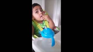 30 January 2017 Eating Mamra But Not Drinking Water Or May Be Drinking Lol