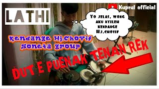 Cover kendang || LATHI || nyileh kendange Hj.chovif (versi jaranan ndadi di jamin puenak rek )