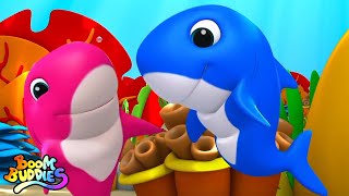 Песен за бебешка акула + Още рими и образователно видео за деца