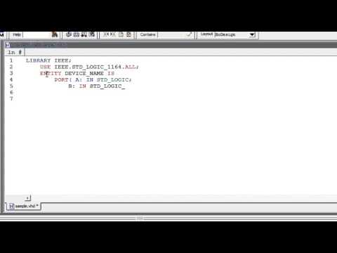VHDL Basic Tutorial