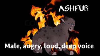 Audition for Ashfurs Fire