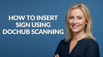 How to Insert Sign Using Dochub Scanning - Julia