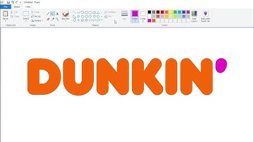 How to draw a Dunkin