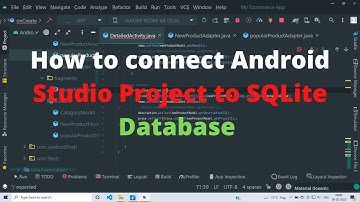 How to connect Android Studio Project to Sqlite Database | Find SQLite Database |Code First Approach