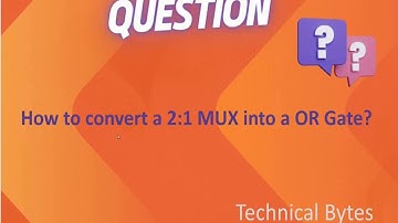 How to convert a 2:1 MUX into a OR gate?