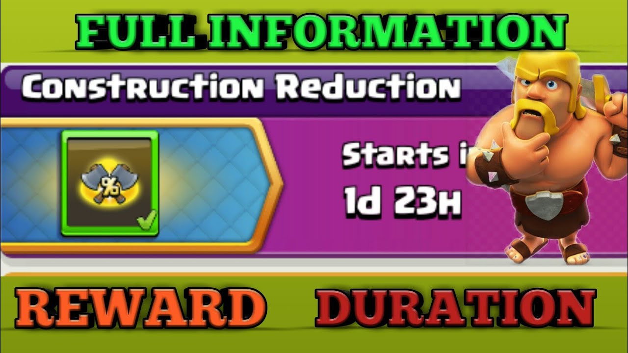 Clash Of Clans Upcoming Events