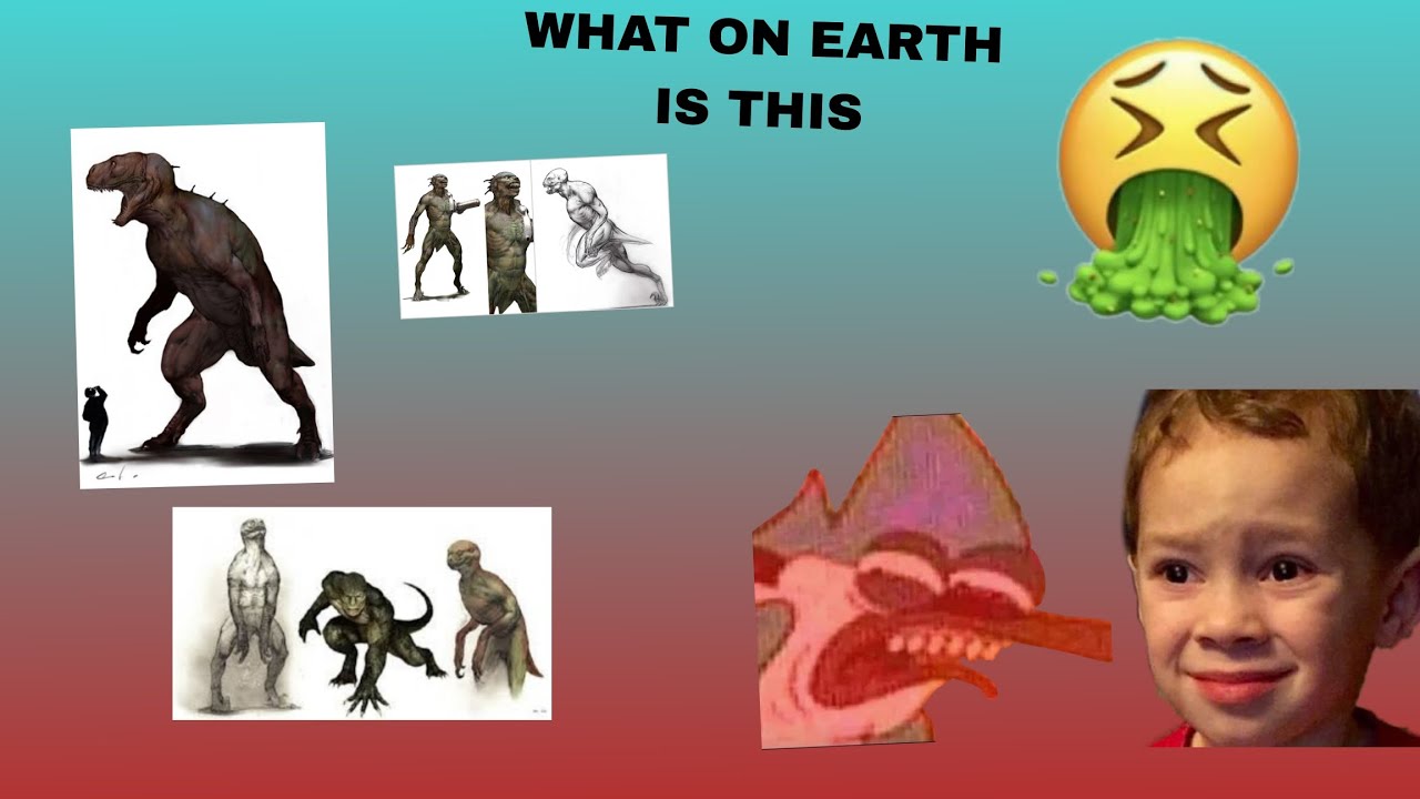human dinosaur hybrids in jurassic park is 🤢🤮 - YouTube