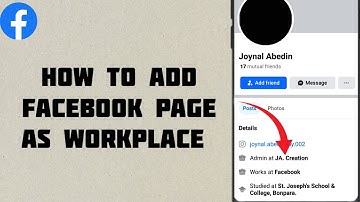 How to Add Facebook Page as Workplace