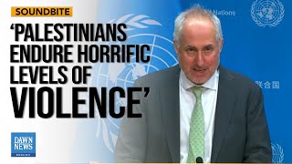 Full UN Slams Atrocities Against Palestinian Civilians as Hostiles continue | Dawn News English News