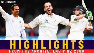 Vaughan's Last Ton, Vettori 5fer & McCullum Fireworks! | Classic Match | Eng v NZ 2008 | Lord's