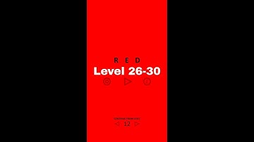 Red Game Level 26 27 28 29 30 Walkthrough