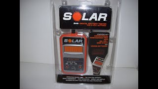 Solar 12V Electronic Battery Tester #SO BA5