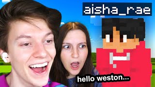 My Girlfriend is in Minecraft i love her