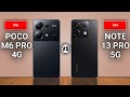 Poco m6 pro 4g vs redmi note 13 pro 5g   trakontech