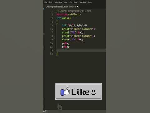 Write a C Program to Add two numbers using Pointers ||learn_programming ...