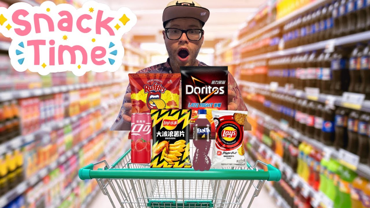 I Ate EXOTIC SNACKS For The Day - YouTube
