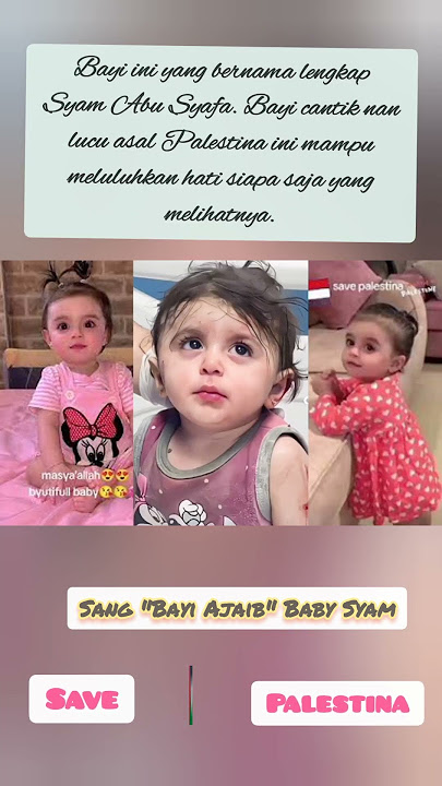 Keajaiban 'Baby Syam' Palestina. #shorts