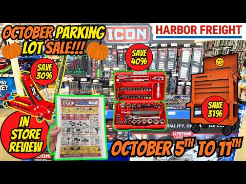 Harbor Freight October Parking Lot Sale: You Need To See These Prices!