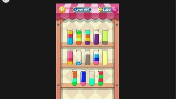 Water Sort Puzzle I Level 697 I  Facebook I SOLVED