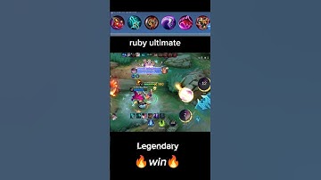 ruby ultimate power with legendary win🔥#mobalegends5v5 #mlbb#ruby