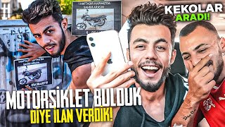 KEKOLAR ARADI | MOTORSİKLET Bulduk Diye İlan Verdik!