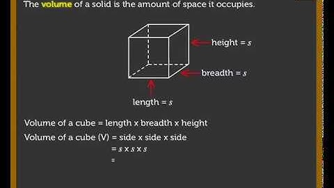 Volume of a Cube | Mathematics Grade 5 | Periwinkle