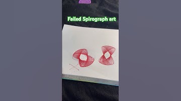 Failed Spirograph art #shorts #youtube