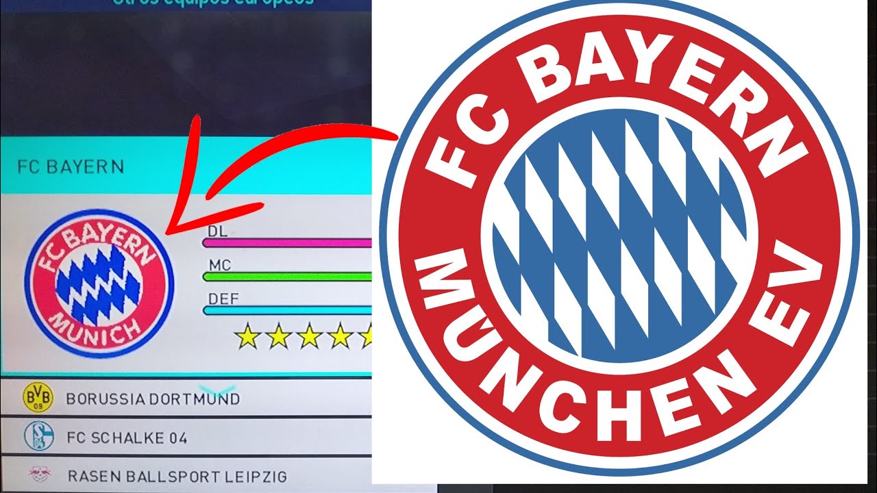 Como Hacer El Escudo Del Bayern Munich En Pes Facil Y Rapido Youtube