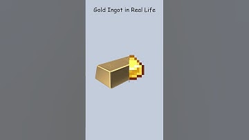 Minecraft Gold Ingot in Real Life #shorts