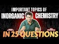 Day 23: Revision series- Important concept of InOrganic Chemistry in 25 Question #chemistry #jee