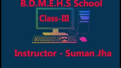 Computer,Class-3,Chapter-3,Part-5