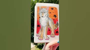 Let’s Draw a Wolf! #animalart #wolf #wolfdrawing #sketchbook #cartoonart