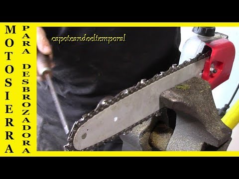 Video: Desbrozadora De Motosierra De Bricolaje: ¿cómo Hacerlo Con Una Sierra Eléctrica De Acuerdo Con Los Dibujos? Instrucciones Paso A Paso