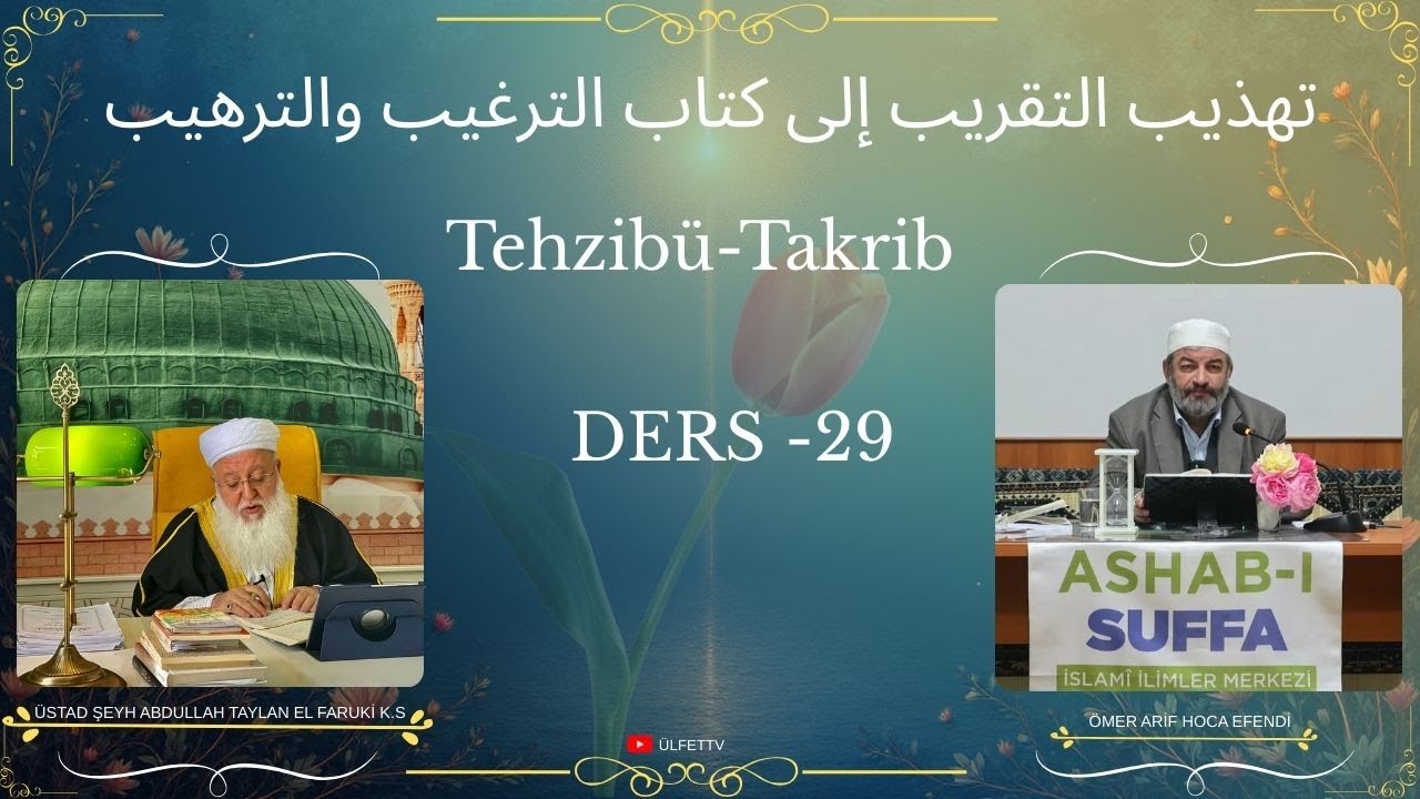 TEHZİBÜ-TAKRİB -29