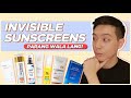 CLEAR FINISH SUNSCREENS ☀️🇵🇭 ZERO White Cast + Easy to Blend! (for ALL BUDGET LEVELS) | Jan Angelo