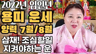 7월/8월 삼재 용띠 띠별운세 영등포 금화신당 김금화만신 010-8791-8897 임인년 중국동포 영검한 금…