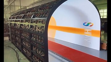 Immersive Digital LED Wall / Tunnel LED Screen / Tube LED Display