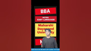 BBA BOOKS/NOTES MDU| Maharshi Dayanand University| EASY LANGUAGE|BBA NOTES/BOOKS|BCOM NOTES/BOOKS