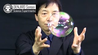 Miracle Soap Bubble experiments to do at home | Yonemura Denjiro