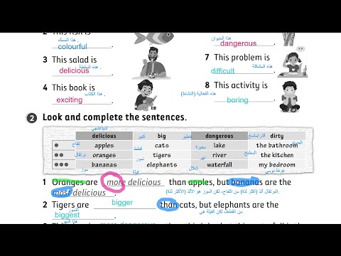 الصف الرابع انجليزي كتاب التمارين صفحه 25 المنهاج الجديد Jordan Team Together الفصل الاول
