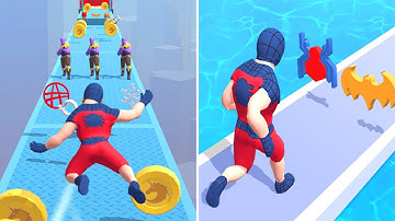 Superhero Run - Epic Transform Race 3D - All Levels Gameplay New Update Walkthrough