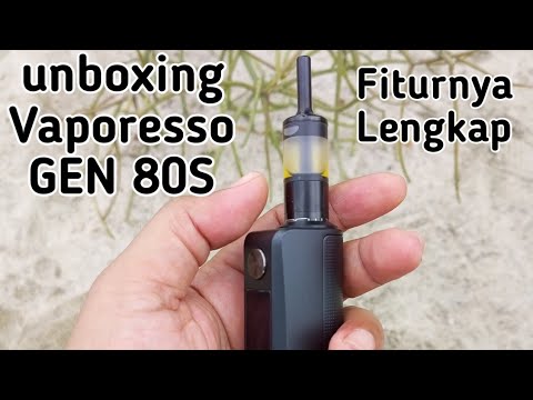 Unboxing Vape Vaporesso GEN 80 S Single Baterai Mod