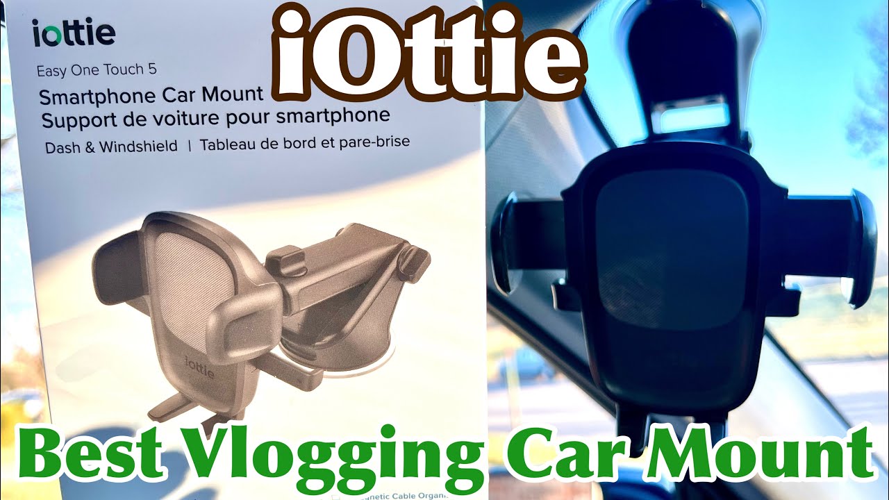 iOttie Easy One Touch 5 Phone Car Mount Best Car Mount For Vlogging