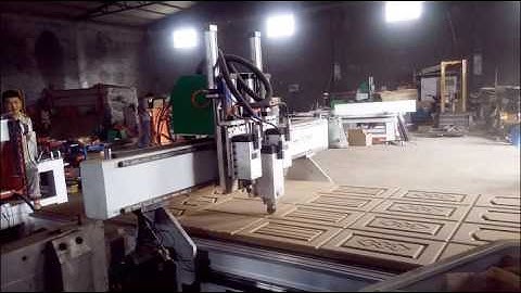 wood kitchen cabinet cnc carving router ATC CNC engraving machine