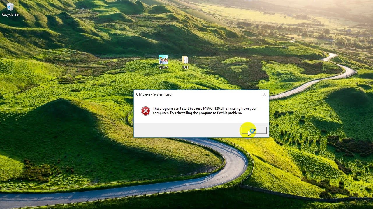 Solve The Program can't start because MSVCP120.dll is ...